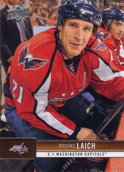 #190 Brooks Laich - Washington Capitals - 2012-13 Upper Deck Hockey