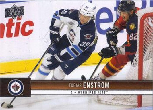 #195 Tobias Enstrom - Winnipeg Jets - 2012-13 Upper Deck Hockey