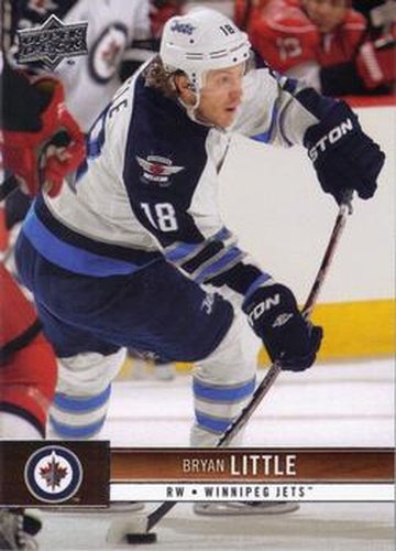 #198 Bryan Little - Winnipeg Jets - 2012-13 Upper Deck Hockey