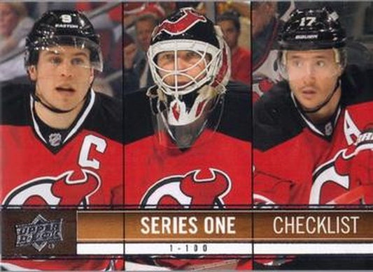 #199 Zach Parise / Martin Brodeur / Ilya Kovalchuk - New Jersey Devils - 2012-13 Upper Deck Hockey