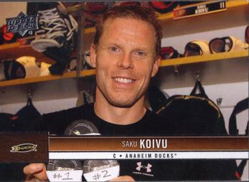 #1 Saku Koivu - Anaheim Ducks - 2012-13 Upper Deck Hockey