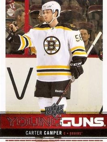 #202 Carter Camper - Boston Bruins - 2012-13 Upper Deck Hockey