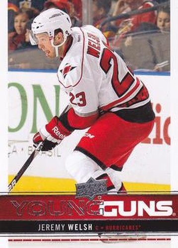 #210 Jeremy Welsh - Carolina Hurricanes - 2012-13 Upper Deck Hockey