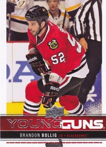 #211 Brandon Bollig - Chicago Blackhawks - 2012-13 Upper Deck Hockey