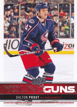#214 Dalton Prout - Columbus Blue Jackets - 2012-13 Upper Deck Hockey