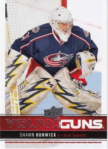 #216 Shawn Hunwick - Columbus Blue Jackets - 2012-13 Upper Deck Hockey