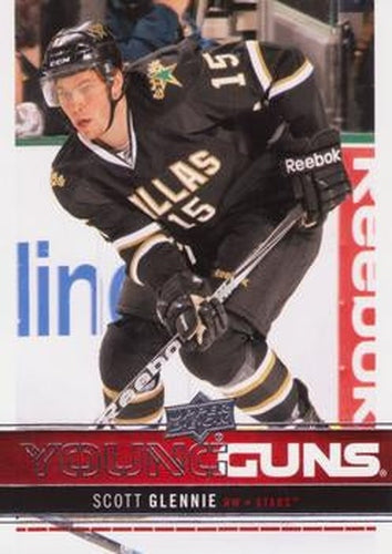 #221 Scott Glennie - Dallas Stars - 2012-13 Upper Deck Hockey