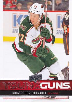 #226 Kristopher Foucault - Minnesota Wild - 2012-13 Upper Deck Hockey