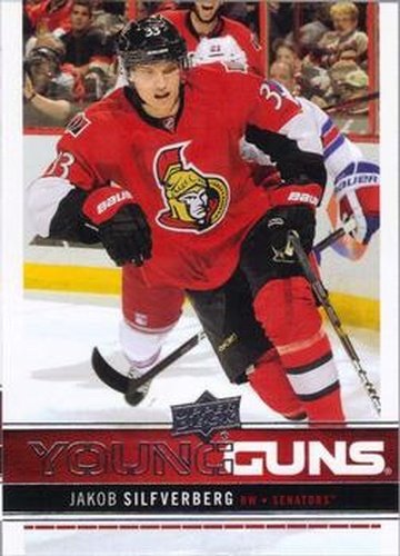 #238 Jakob Silfverberg - Ottawa Senators - 2012-13 Upper Deck Hockey