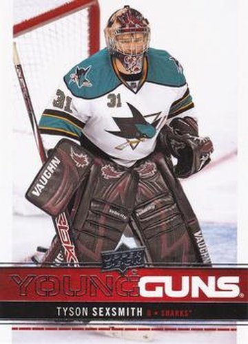#243 Tyson Sexsmith - San Jose Sharks - 2012-13 Upper Deck Hockey