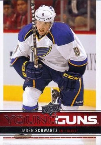 #245 Jaden Schwartz - St. Louis Blues - 2012-13 Upper Deck Hockey