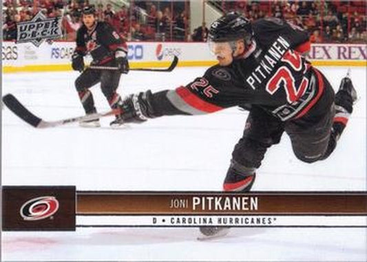 #32 Joni Pitkanen - Carolina Hurricanes - 2012-13 Upper Deck Hockey