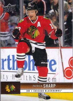 #39 Patrick Sharp - Chicago Blackhawks - 2012-13 Upper Deck Hockey
