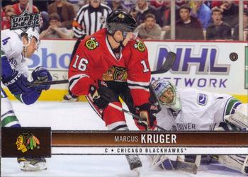 #40 Marcus Kruger - Chicago Blackhawks - 2012-13 Upper Deck Hockey