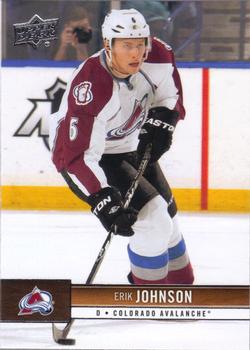 #45 Erik Johnson - Colorado Avalanche - 2012-13 Upper Deck Hockey