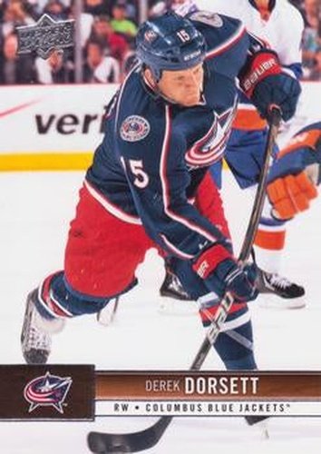 #50 Derek Dorsett - Columbus Blue Jackets - 2012-13 Upper Deck Hockey