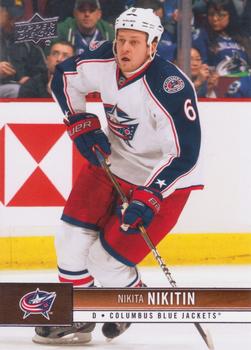 #51 Nikita Nikitin - Columbus Blue Jackets - 2012-13 Upper Deck Hockey