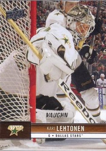 #53 Kari Lehtonen - Dallas Stars - 2012-13 Upper Deck Hockey