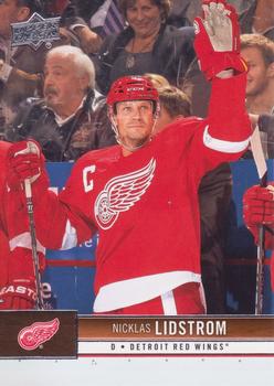 #60 Nicklas Lidstrom - Detroit Red Wings - 2012-13 Upper Deck Hockey
