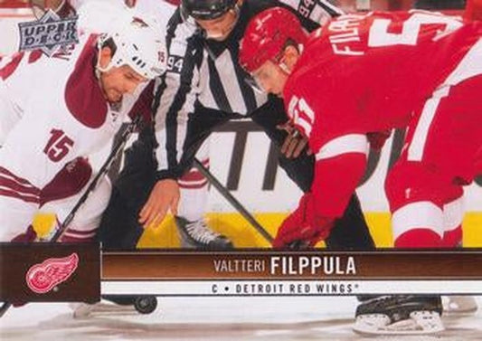 #61 Valtteri Filppula - Detroit Red Wings - 2012-13 Upper Deck Hockey