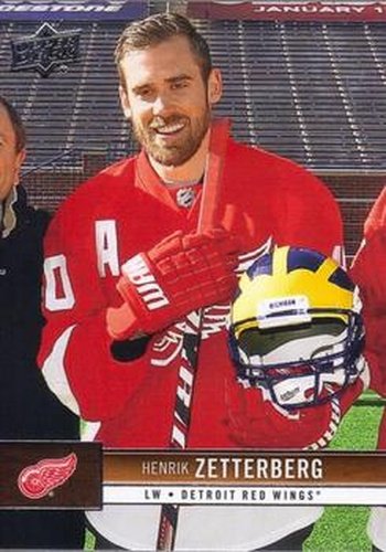 #63 Henrik Zetterberg - Detroit Red Wings - 2012-13 Upper Deck Hockey