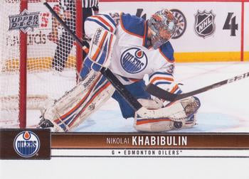 #68 Nikolai Khabibulin - Edmonton Oilers - 2012-13 Upper Deck Hockey