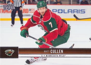 #86 Matt Cullen - Minnesota Wild - 2012-13 Upper Deck Hockey