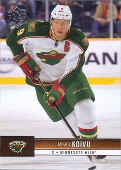 #87 Mikko Koivu - Minnesota Wild - 2012-13 Upper Deck Hockey