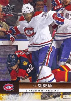 #92 P.K. Subban - Montreal Canadiens - 2012-13 Upper Deck Hockey