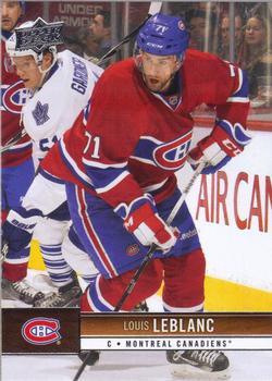 #95 Louis Leblanc - Montreal Canadiens - 2012-13 Upper Deck Hockey