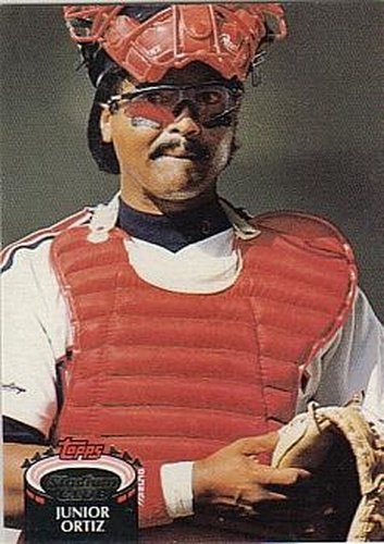#727 Junior Ortiz - Cleveland Indians - 1992 Stadium Club Baseball