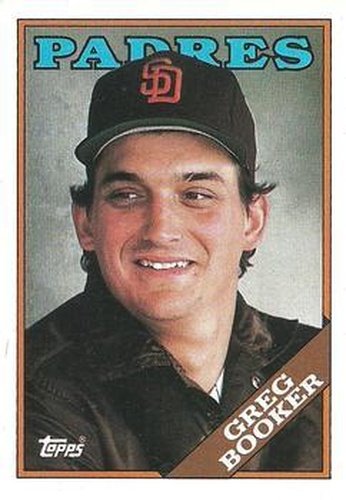 #727 Greg Booker - San Diego Padres - 1988 Topps Baseball