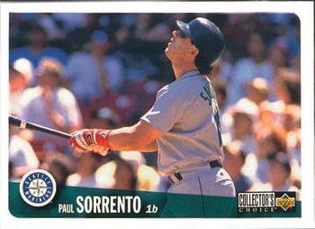 #727 Paul Sorrento - Seattle Mariners - 1996 Collector's Choice Baseball