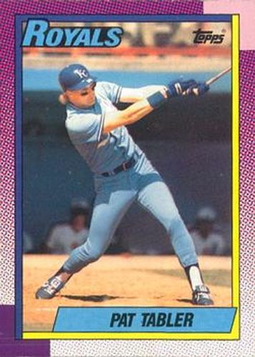 #727 Pat Tabler - Kansas City Royals - 1990 O-Pee-Chee Baseball