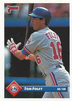 #727 Tom Foley - Montreal Expos - 1993 Donruss Baseball