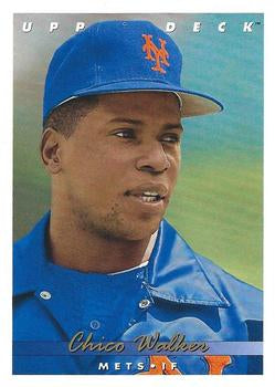#727 Chico Walker - New York Mets - 1993 Upper Deck Baseball