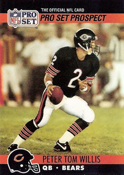 #728 Peter Tom Willis - Chicago Bears - 1990 Pro Set Football