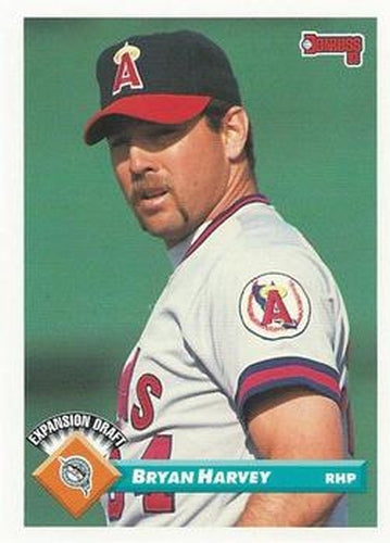 #728 Bryan Harvey - Florida Marlins - 1993 Donruss Baseball