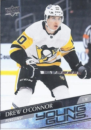 #728 Drew O'Connor - Pittsburgh Penguins - 2020-21 Upper Deck Hockey