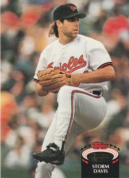#728 Storm Davis - Baltimore Orioles - 1992 Stadium Club Baseball