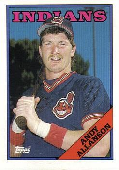 #728 Andy Allanson - Cleveland Indians - 1988 Topps Baseball