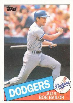 #728 Bob Bailor - Los Angeles Dodgers - 1985 Topps Baseball