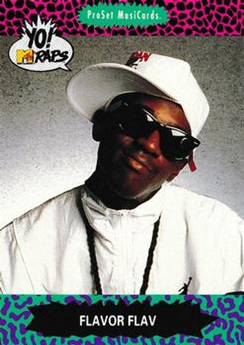 #36 Flavor Flav - 1991 Pro Set Yo! MTV Raps