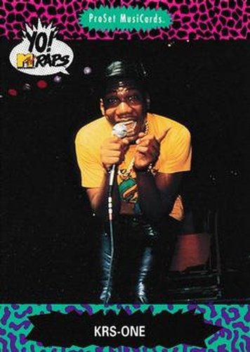 #43 KRS-One - 1991 Pro Set Yo! MTV Raps