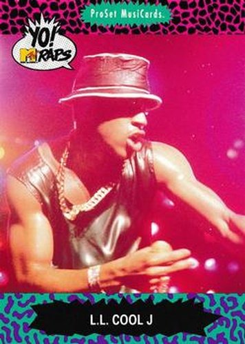 #44 L.L. Cool J - 1991 Pro Set Yo! MTV Raps