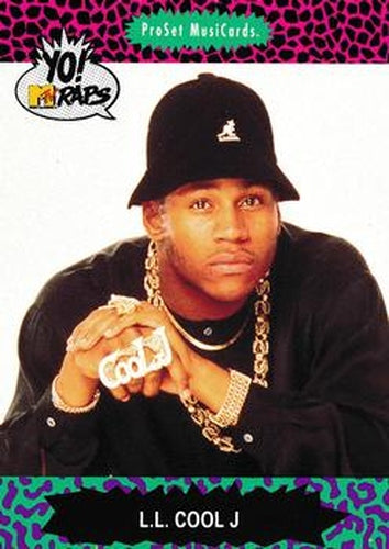 #50 L.L. Cool J - 1991 Pro Set Yo! MTV Raps