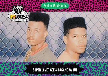 #74 Super Lover Cee & Casanova Rud - 1991 Pro Set Yo! MTV Raps