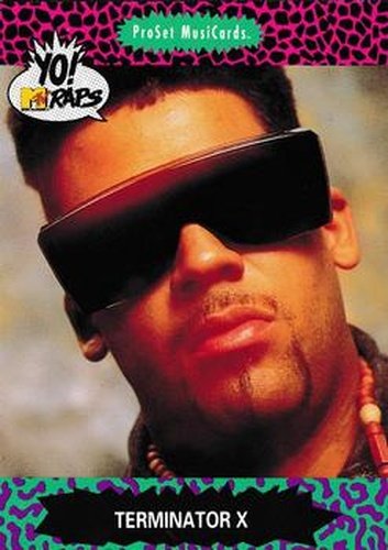 #77 Terminator X - 1991 Pro Set Yo! MTV Raps