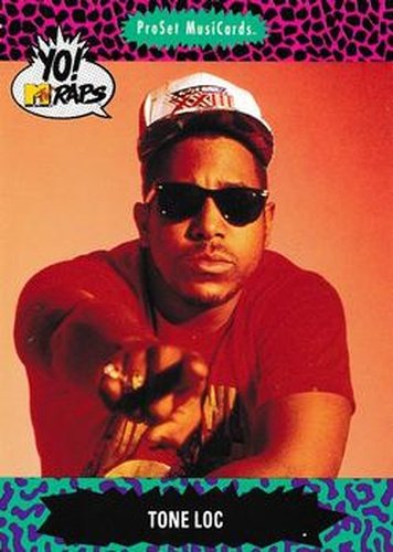 #84 Tone Loc - 1991 Pro Set Yo! MTV Raps