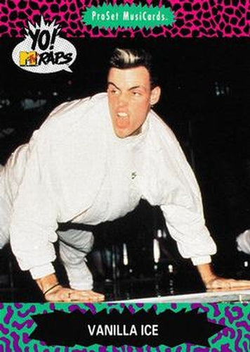 #89 Vanilla Ice - 1991 Pro Set Yo! MTV Raps